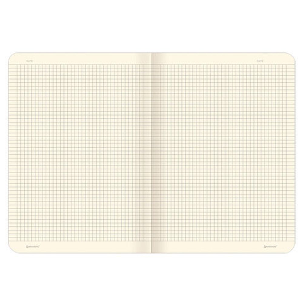 Тетрадь 60 л. в клетку обложка SoftTouch, бежевая бумага 70 г/м2, сшивка, В5 (179х250 мм), INSIGHT, BRAUBERG, 403814