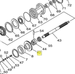 Шестерня переднего хода Yamaha 60/70лс (оригинальный арт. 6K5455600000)