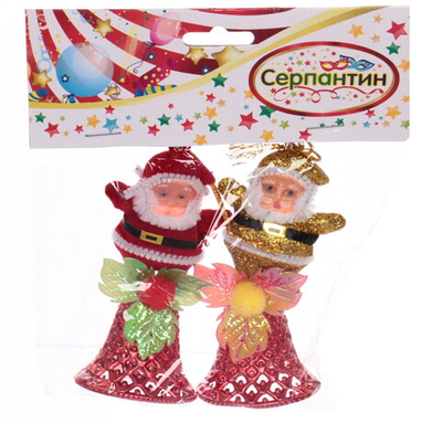 Набор украшений «Звонкие дедушки» (набор 2 шт), 4,5 см