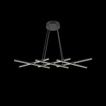 Подвесная светодиодная люстра Maytoni Halo MOD244PL-L50BK