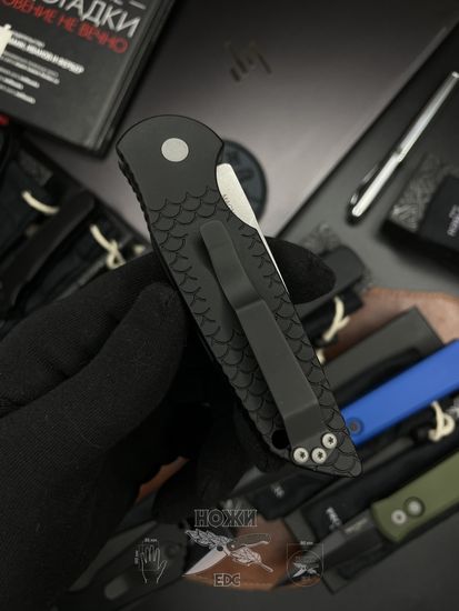 Складной нож Pro-Tech Tactical Response TR-3 MC1 c клинком из стали CPM-Magnacut, рукоять алюминий / серебро