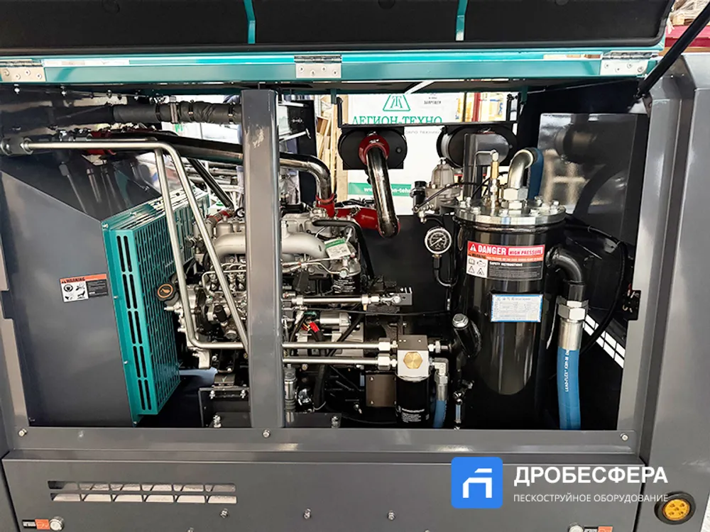 Дизельный винтовой компрессор MASTER BLAST MB142B