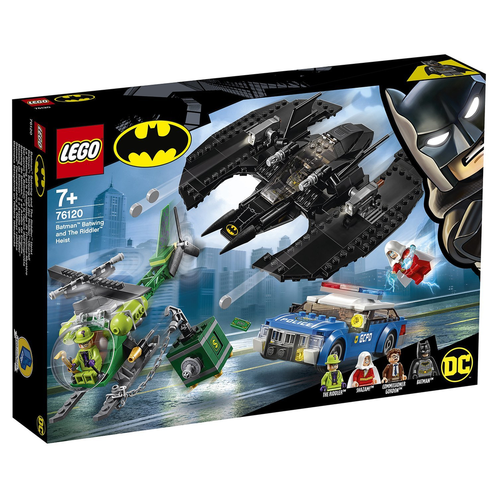 LEGO Super Heroes: Бэткрыло Бэтмена и ограбление Загадочника 76120 — Batwing and The Riddler Heist — Лего Супер Герои ДиСи