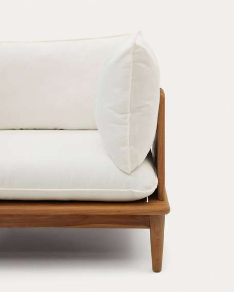 Модульное угловое кресло Portitxol из массива тика