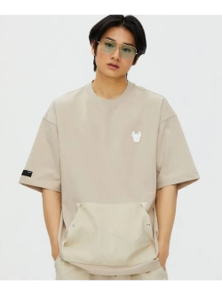 Футболка с нашивным карманом