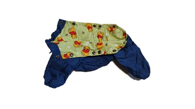 Комбинезон,  утепленный байкой 20 девочка (обхват груди 35 - 40) синий