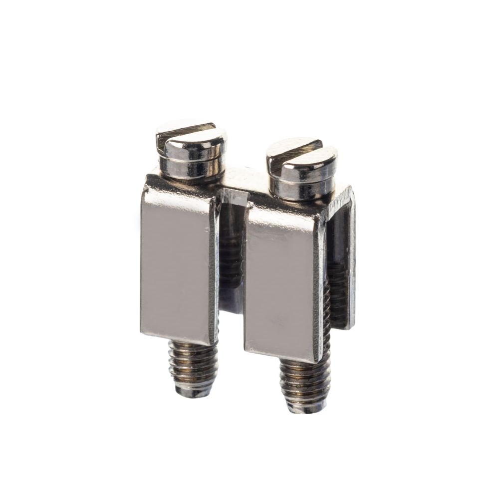 Перемычка винтовая для мини-клемм на 4 кв.мм, 2-х полюсная