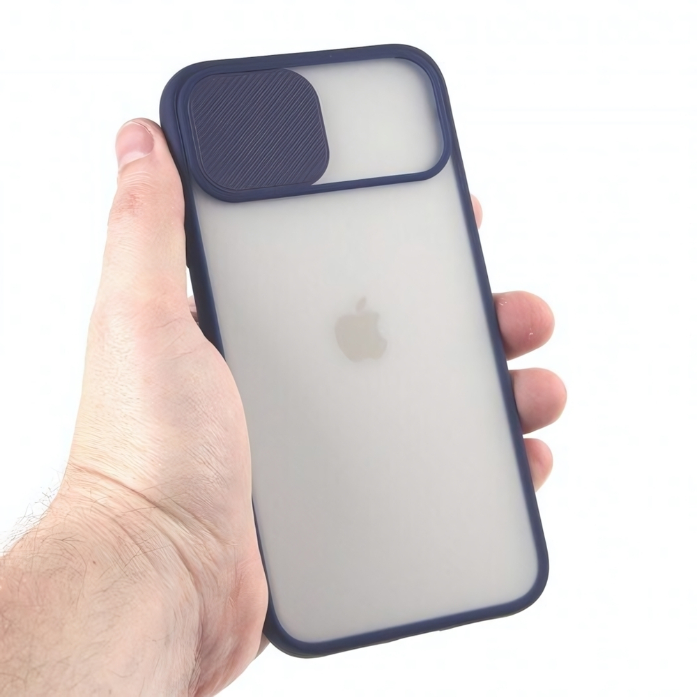 Чехол для iPhone 11, с защитой камеры, 012425 Синий