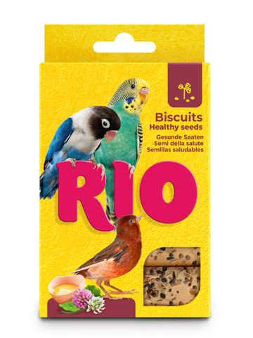 RIO лакомство для птиц бисквиты с полезными семенами 5х7г