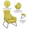 Кресло Arch желтое