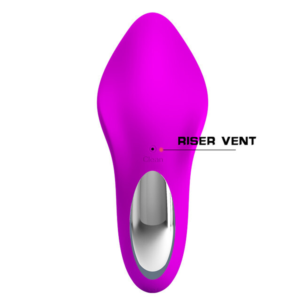 Перезаряжаемый вакуумный стимулятор клитора Magic Fish (Цвет: фиолетовый)