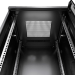 Шкаф напольный 19", 27U Cabeus SH-05C-27U60/60-BK