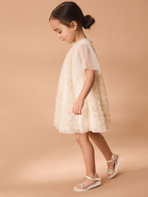 Платье для девочки Next N32-755, Молочный