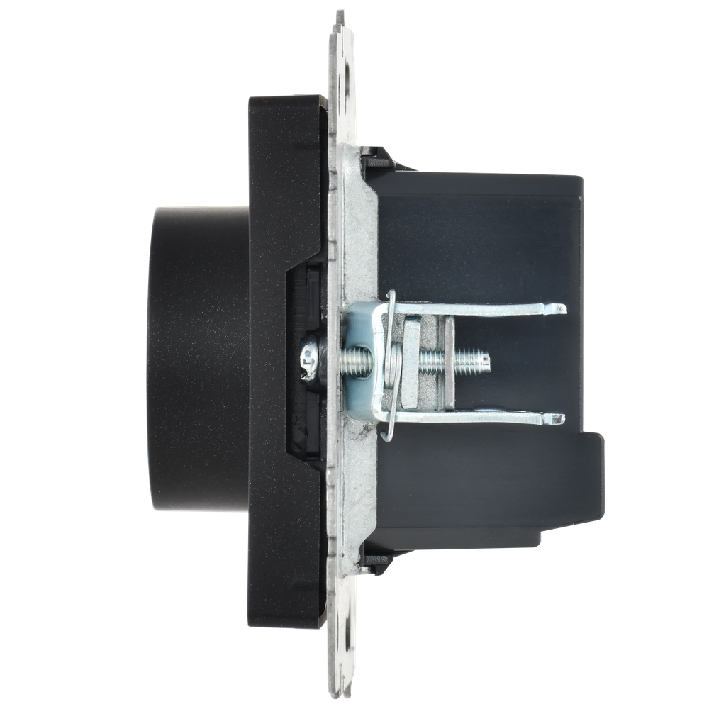 BRITE Термостат электронный с индикацией ТС10-1-БрЧ черный IEK