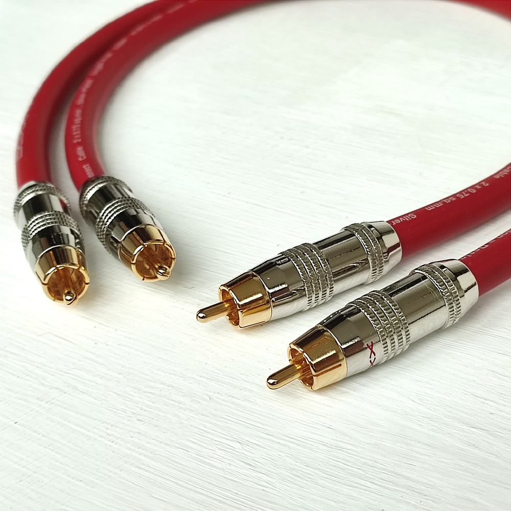 DAXX R89 Аудио кабель с посеребренными жилами 2x0.75mm2 уровня High Grade, D=9mm Разъёмы: Standard