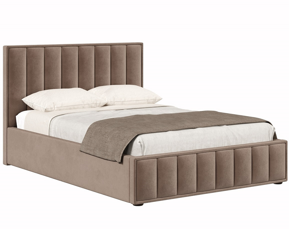 Кровать с настилом 1800 Анкона, какао