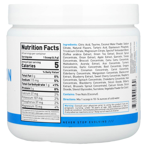 Kaged, Hydration, электролитный напиток, яблочный лаймад, 294 г (10,37 унции)