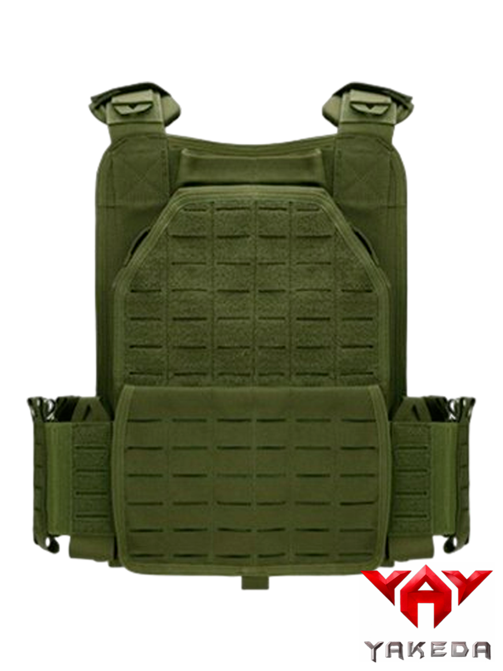 Бронежилет с быстросбросами и подсумками Yakeda VT-6094A. Олива