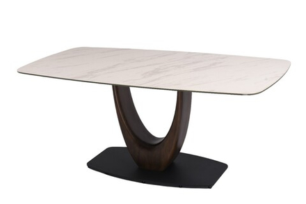 Стол обеденный Ist Casa Римини, 200х110х76 см, белая керамика