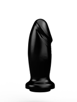 Анальный плаг LOVETOY фаллической формы, чёрный