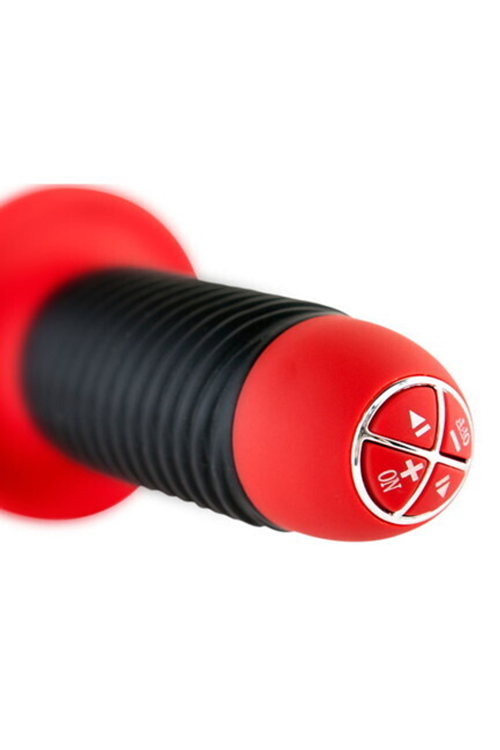 Вибратор для G-стимуляции с двойным мотором Black & Red (10 режимов) (Цвет: черный, красный)