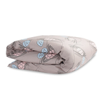 Пододеяльник из перкаля пудрового цвета с принтом Хвойное утро russian north, 200х200 см