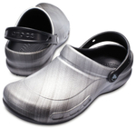 Сабо Crocs Work Bistro Graphic Clog Metallic Silver