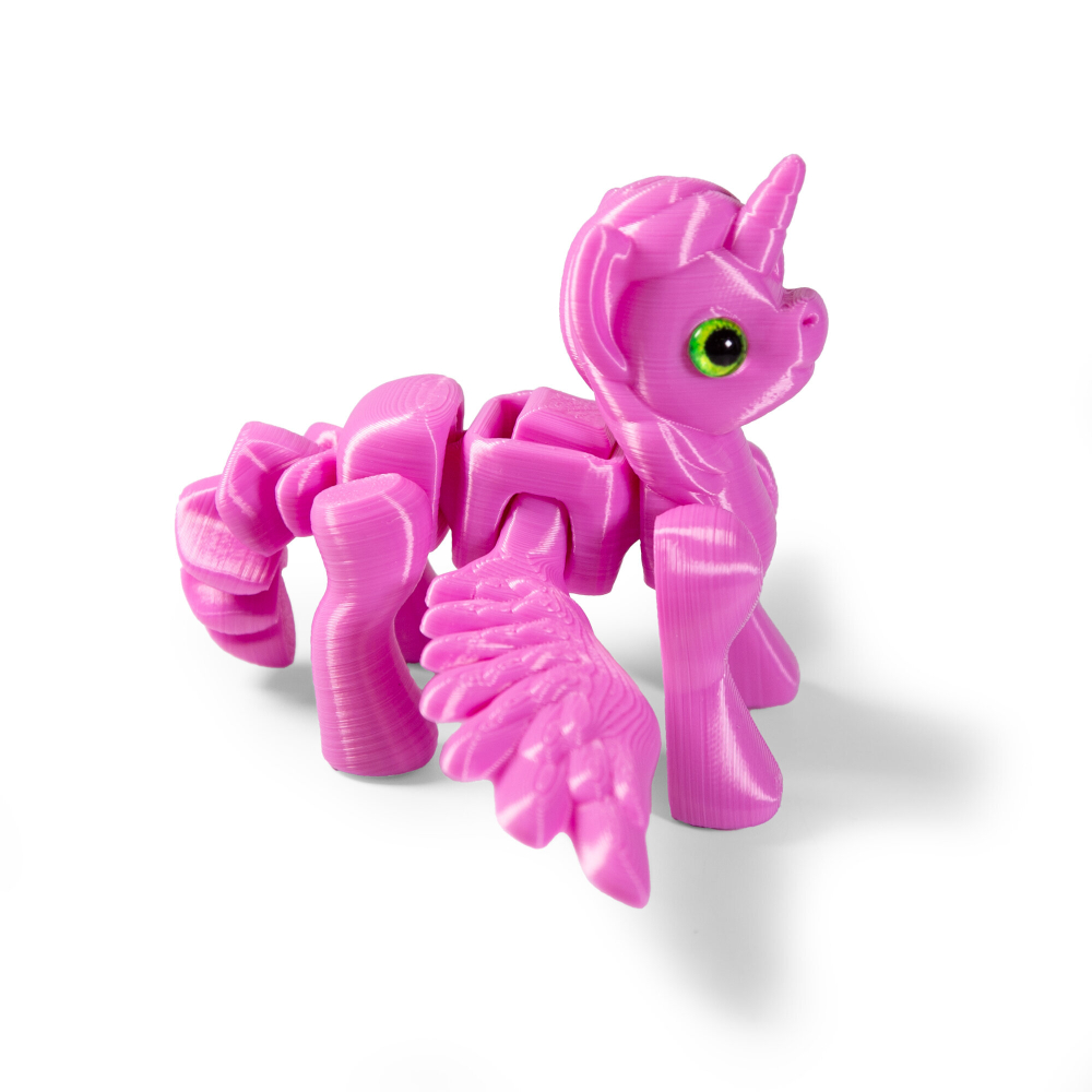 Фигурка единорога, 3D игрушка, розовое пони