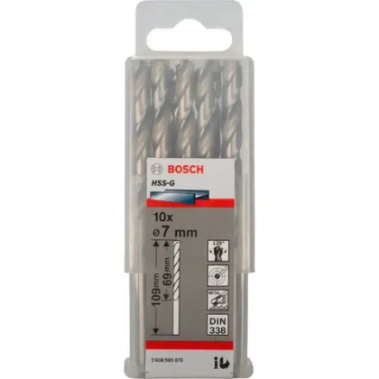 Сверло по металлу HSS-G 7 мм BOSCH 2608595070