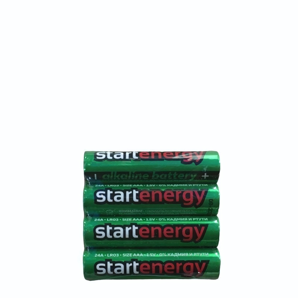 Батарейка START ENERGY Алкалиновая LR03 (ААА) 4шт п/п 4831