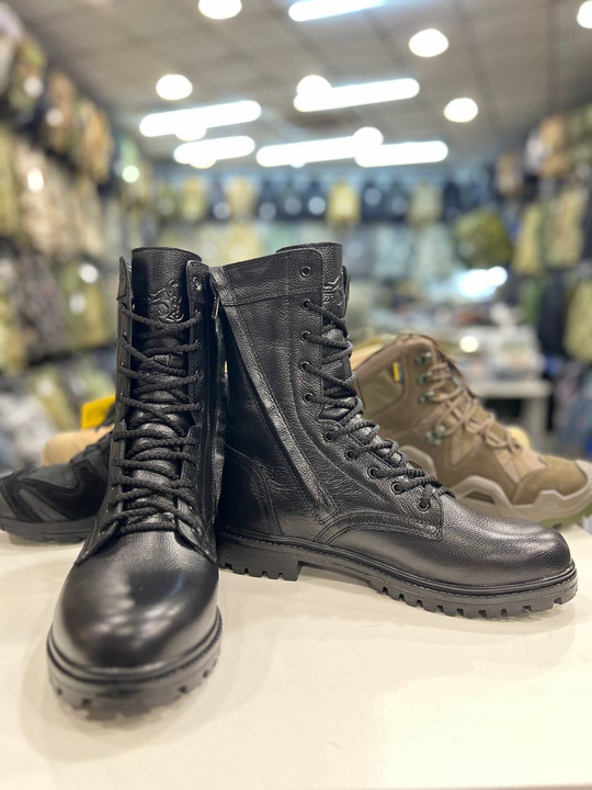 Берцы зимние Трек "Bizon" ТК-15, кожа хромовая, мех