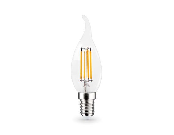 Лампа светодиодная Свеча на ветру CF35 15W 4000K Ambrella light Bulding 351524