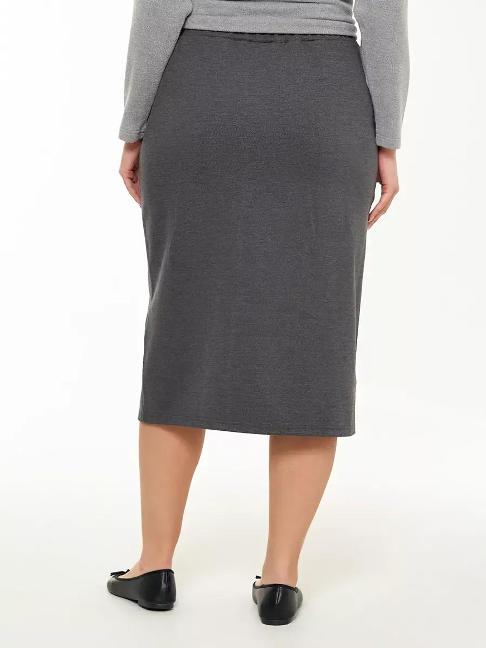 Юбка с разрезом