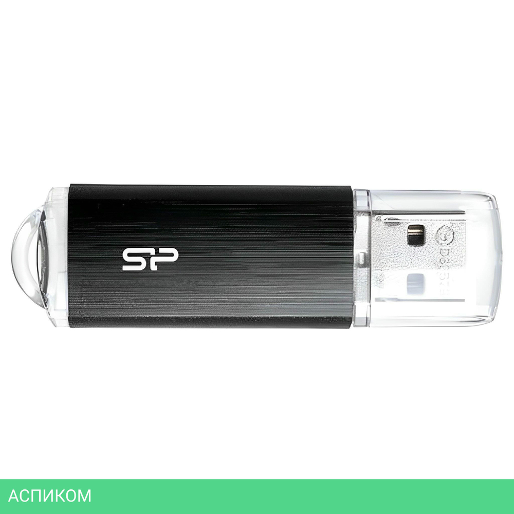 USB Flash-накопитель Silicon-Power Ultima U02 32GB черный (SP032GBUF2U02V1K)
