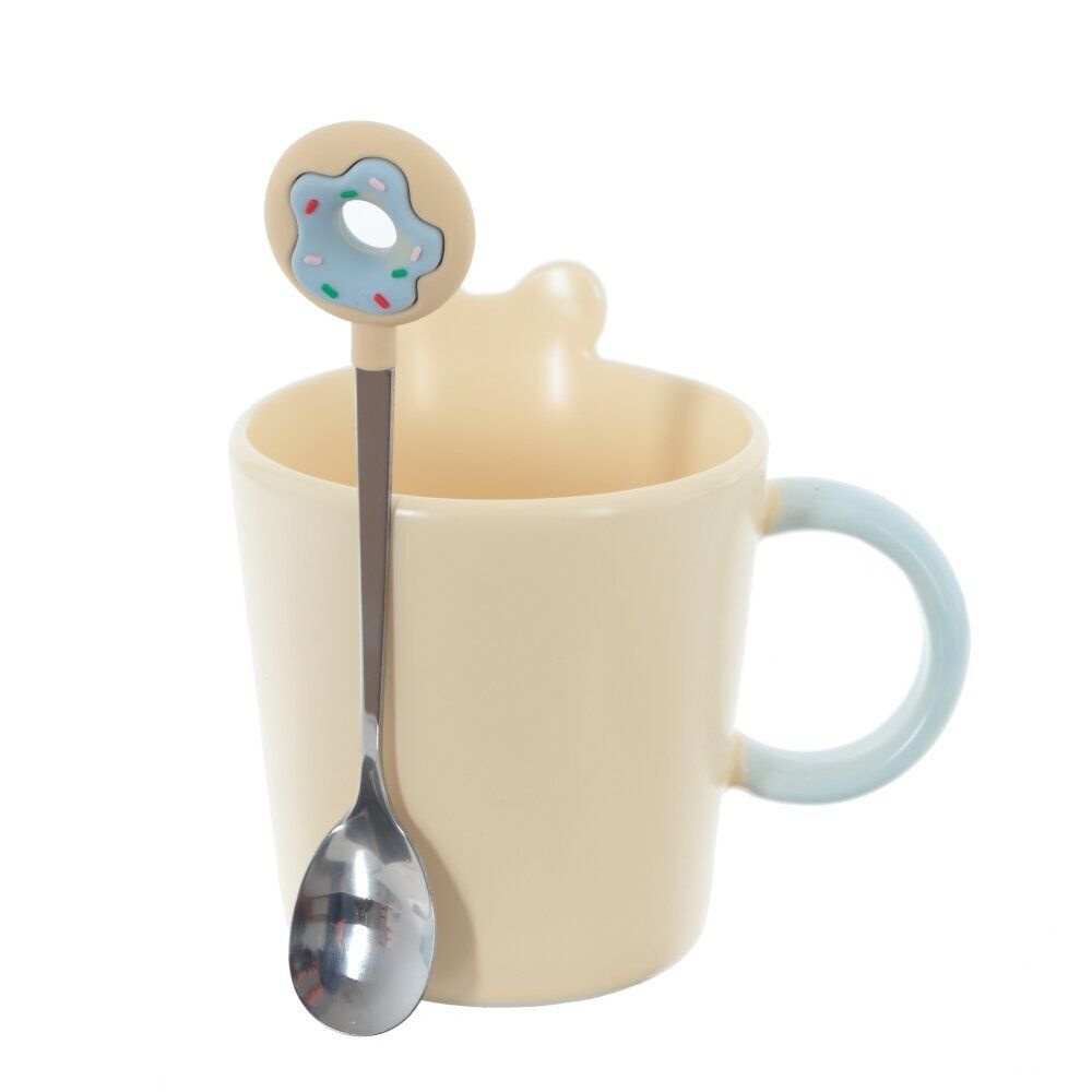 GAEM Кружка с ложкой, 350 мл, L12 W9,5 H11 см, 4в.