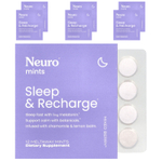 NeuroGum, NeuroMints, сон и восстановление, со вкусом ягодного ассорти, 6 пакетиков, 12 мятных конфет Meltaway