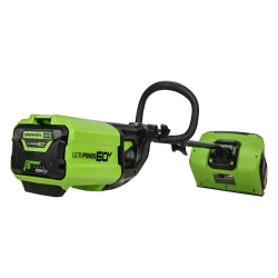 Greenworks GD60SS30K5 60В электролопата (1 x 5 Ач, ЗУ) ковш 30 см, выброс 6 м 2602607UG
