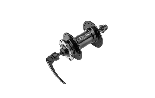 Втулка передняя NOVATEC S-ELITE MTB-BOOST алюминий диск 6 болтов эксцентрик, 36H ось 9х110x118мм, на промах черная