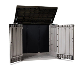 Уличный пластиковый ящик Toomax Storer Plus XL 1270 л с доводчиками