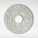 France, 10 Centimes 1941 - Lindauer, VF