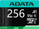 Карта памяти A-Data Micro SDXC 256GB W/AD (AUSDX256GUI3V30SA2-RA1)
