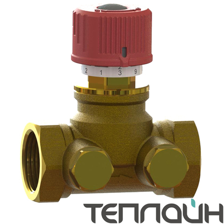 Балансировочный клапан статический БРОЕН DRV L DN 32 PN 25 резьба/резьба