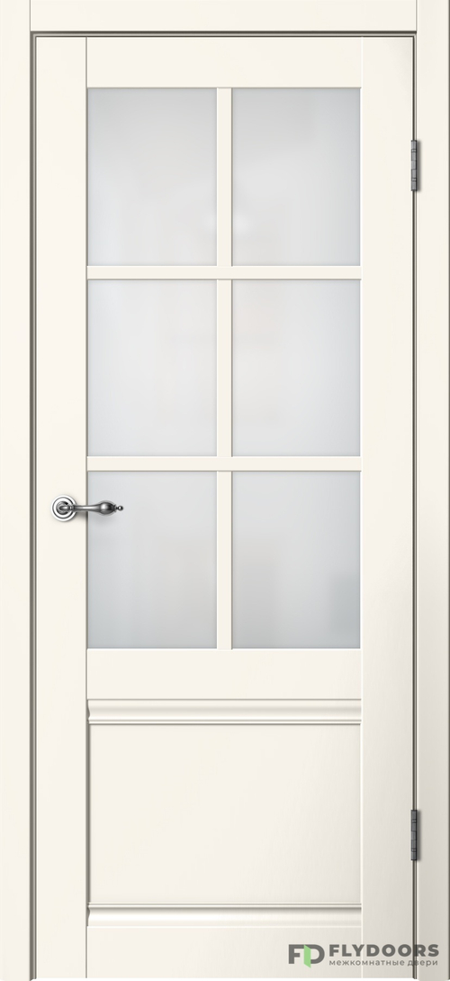 Межкомнатная дверь Classic C04 ПО Ваниль эмалит