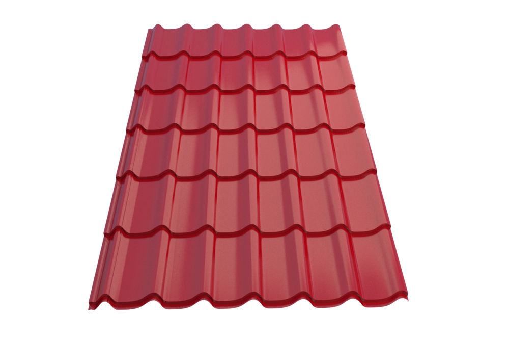 Профиль металлический типа "Монтеррей"-15 RAL 8017 0,5*1190*