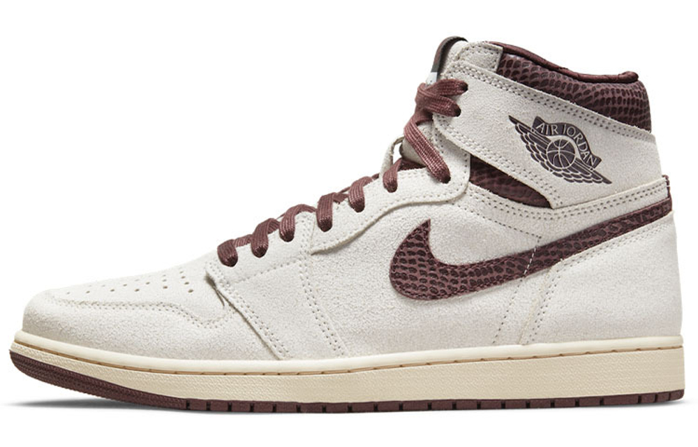 Кроссовки A Ma Manire X Jordan Air Jordan 1 Retro High Og Sp "Sail And Burgundy"