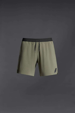 ZARA БАЗОВЫЕ СПОРТИВНЫЕ ШОРТЫ, ХАКИ