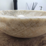 Раковина из оникса Bowl Grey Medium TinLip BO-60819 45*45*15