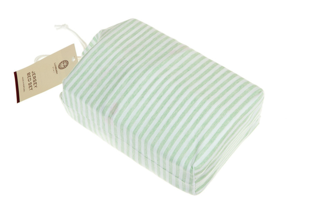 Детское постельное белье трикотажное Вишенки от Luxberry упаковка