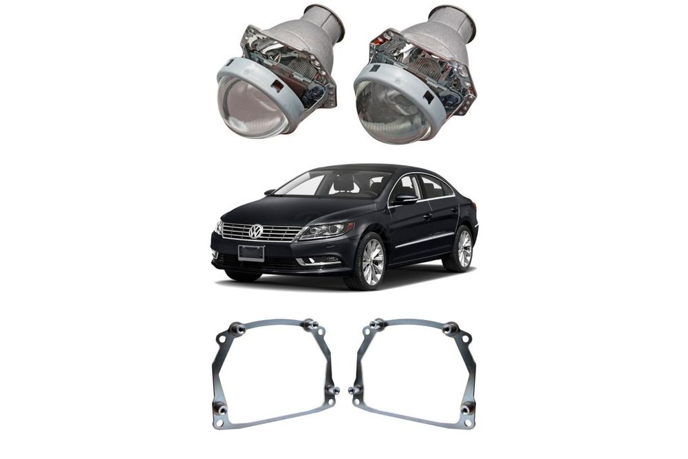 Готовый комплект для замены штатных линз с AFS Volkswagen Passat CC I рестайлинг 2012-2017