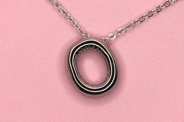 Подвеска буква O 19х16 мм